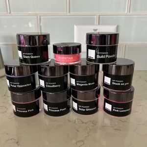 Nailboo Powder - set of 10 colors and build powder